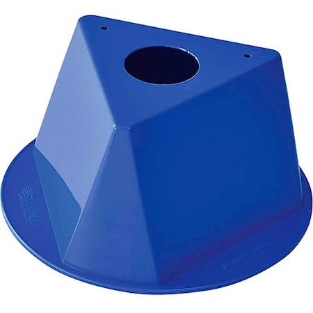 Global Industrial Inventory Control Cone, 10L x 10W x 5H, Blue 412421